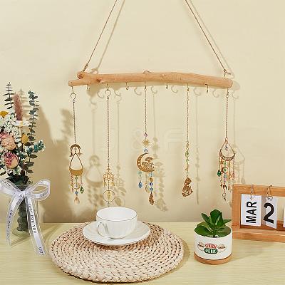 1Pc Driftwood Branch Hook Branch Hanger Rack AJEW-SP0002-31A-1