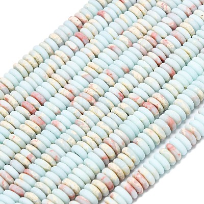 Frosted Synthetic ShouShan Stone Beads Strands G-K389-C39-01-1