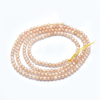 Cubic Zirconia Bead Strands G-I224-A03-1