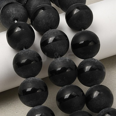 Tibetan Style dZi Beads Stands G-F450-16mm-1