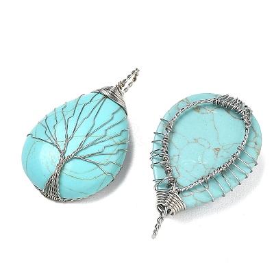Natural Quartz Crystal Big Pendants G-G956-A09-A-FF-1