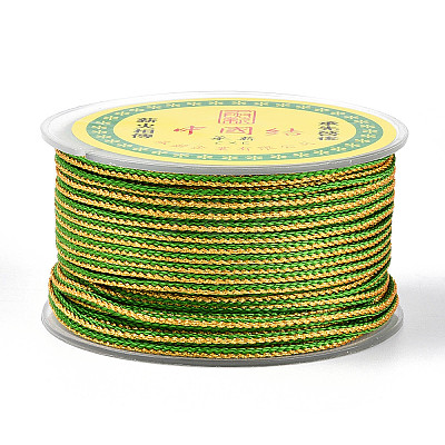 11M Polycotton Metallic Braided Cord OCOR-N008-01C-1