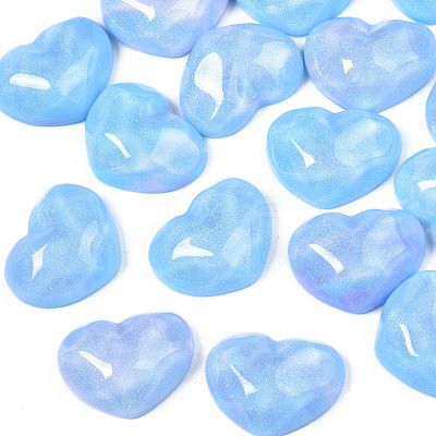 Transparent Resin Cabochons CRES-N031-003A-B14-1