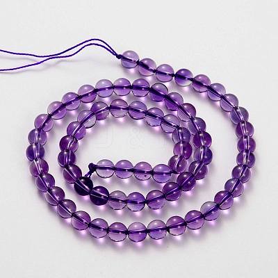 Natural Crystal Quartz Beads Strands G-O030-8mm-09-1