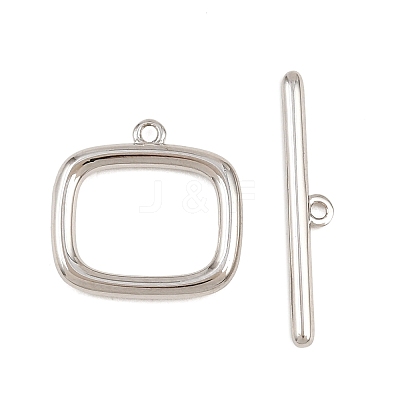 Brass Toggle Clasps KK-G548-28P-1