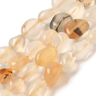 Natural Agate Beads Strands G-G146-A38-01-1