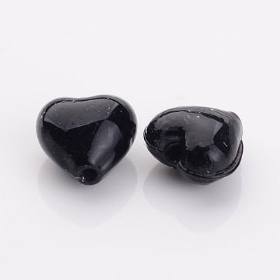 Handmade Lampwork Beads X-FOIL-R050-12x8mm-2-1