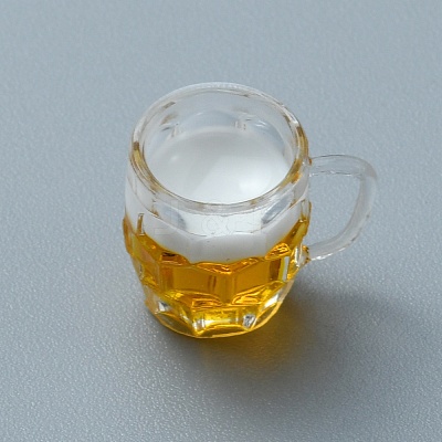 Resin Mini Dollhouse Beer Simulation Food RESI-WH0029-31-1
