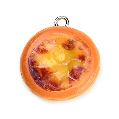Resin with Alloy Pendants RE-CBA08CD-05B-1