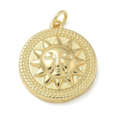 Rack Plating Brass Pendants KK-K392-45G-1