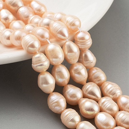 Natural Cultured Freshwater Pearl Beads Strands PEAR-P062-13B-1