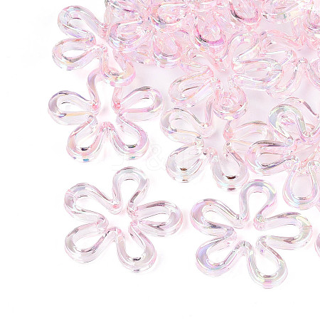 Plated UV Acrylic Beads TACR-S161-04A-1