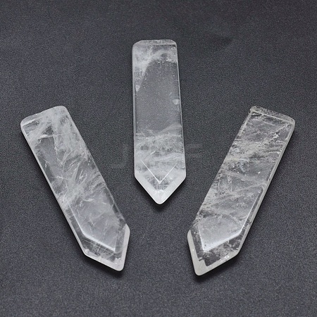 Natural Quartz Crystal Cabochons X-G-P384-E10-1