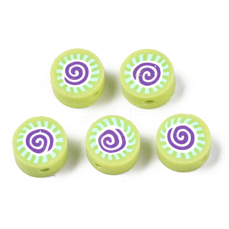 Handmade Polymer Clay Beads CLAY-N008-037J-1