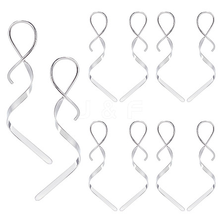 5Pairs Vortex Spiral 304 Stainless Steel Dangle Earrings for Women EJEW-ME0001-15-1