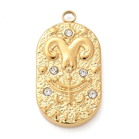 304 Stainless Steel Pendants LS-STAS-F349-03G-02-1