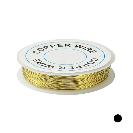 Round Copper Jewelry Wire X-CWIR-CW0.4mm-07-1