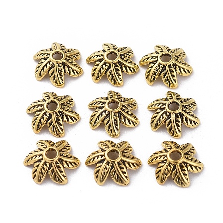 Tibetan Style Bead Caps LS-TIBEB-LF9396YKG-AG-LF-1