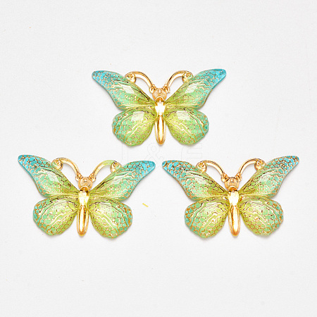 Transparent Acrylic Pendants X-TACR-R140-08D-1