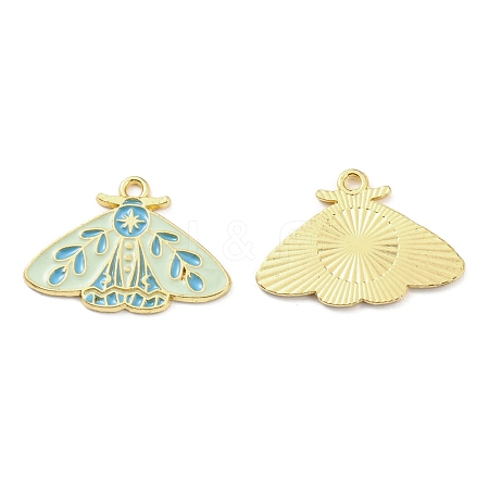 Alloy Enamel Pendants ENAM-D051-02G-1