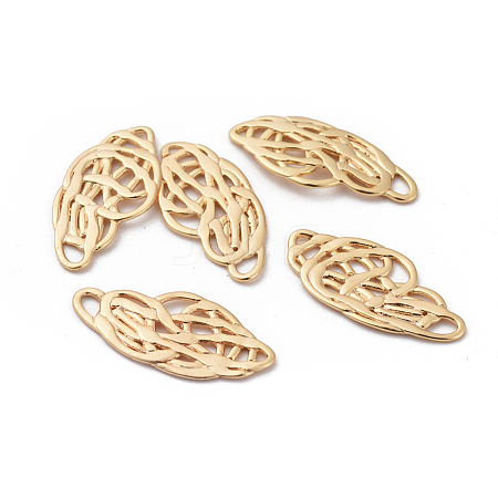 Brass Filigree Joiners Links X-KK-S350-146G-1