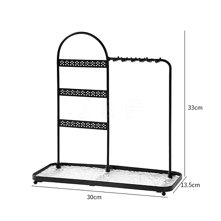 Iron Jewelry Display Rack PW-WG85011-01-1