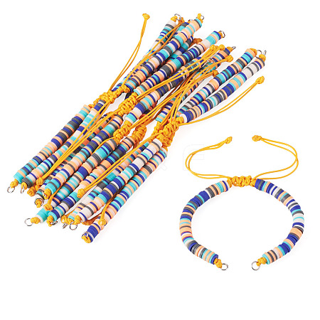 Handmade Polymer Clay Bead Bracelets Making AJEW-TAC00107-1