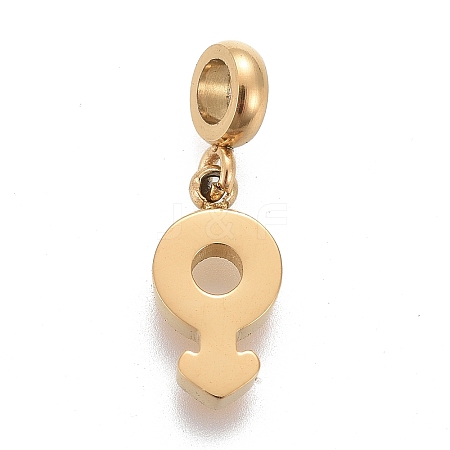 Ion Plating(IP) 304 Stainless Steel Pendants STAS-F259-023G-1