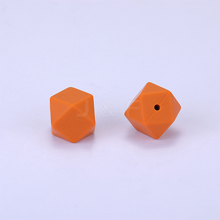 Hexagonal Silicone Beads SI-JX0020A-73-1