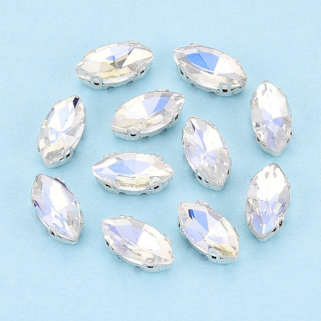 Sew on Rhinestone Montee Beads KK-T071-02A-1
