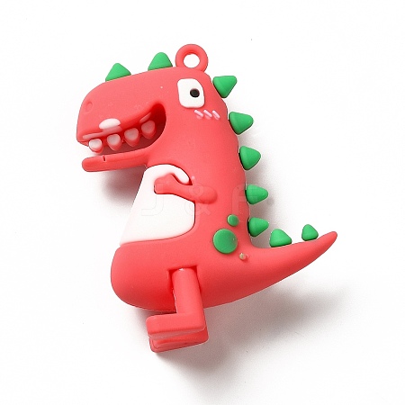 Dinosaur Shape PVC Pendants KY-E012-02B-1