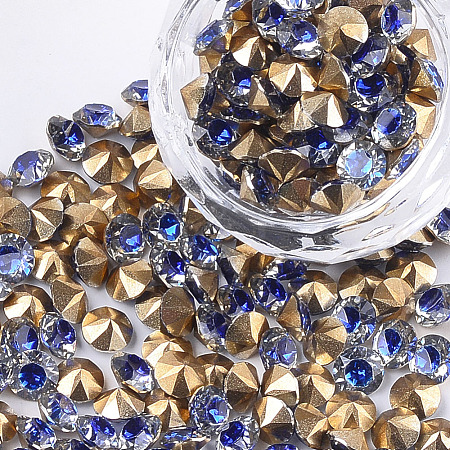 Eco-Friendly Pointed Back Resin Rhinestones CRES-R120-5.5mm-B-04-1