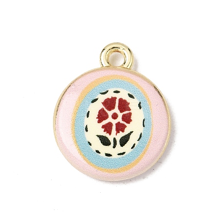 Printed Alloy Pendants ENAM-F160-03A-G-1