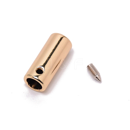 Zinc Alloy Cord Ends FIND-WH0091-24C-LG-1
