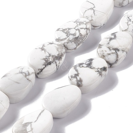 Natural Howlite Beads Strands G-M208-13-1