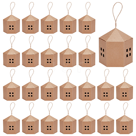 10Pcs Paper Gift Packing Tote Boxes with Window and Rope CON-WH0112-064A-1