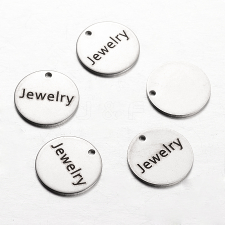 Spray Painted Stainless Steel Charms STAS-I051-C12-1