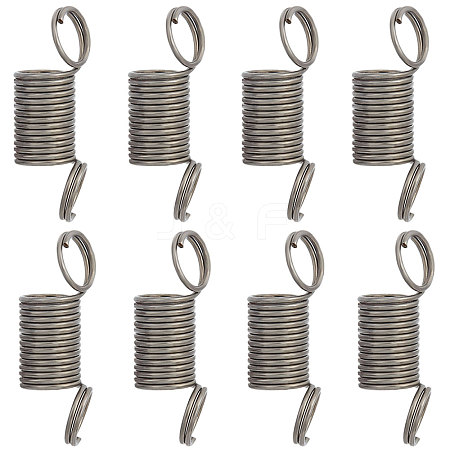 SUNNYCLUE 150Pcs Iron Spring Bead Clamps for Beading Jewelry Making FIND-SC0004-31-1