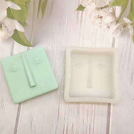 3D Abstract Human Face Candle Making Molds DIY-P052-01-1
