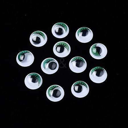 Colors Wiggle Googly Eyes Cabochons KY-Q050-A01-1