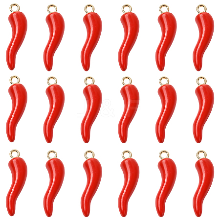 Alloy Enamel Pendants FIND-SC0018-15B-1