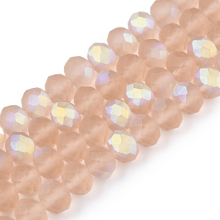 Transparent Glass Beads Strands LS-EGLA-A044-T8mm-MB20-1