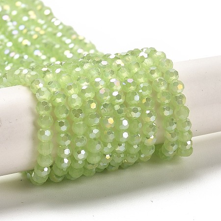 Imitation Jade Glass Beads Stands EGLA-A035-J3mm-B01-1