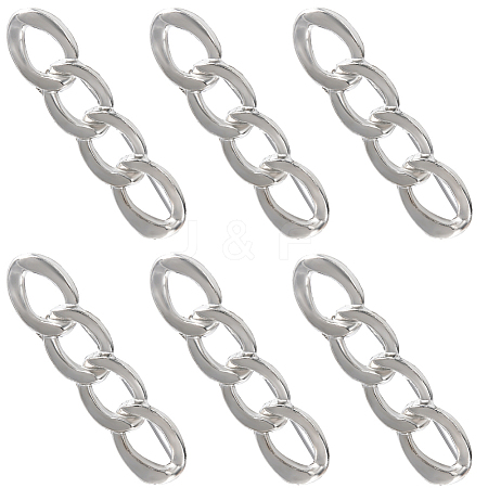 6Pcs Chain Shape Alloy Adjustable Jean Pins AJEW-GF0009-70P-1