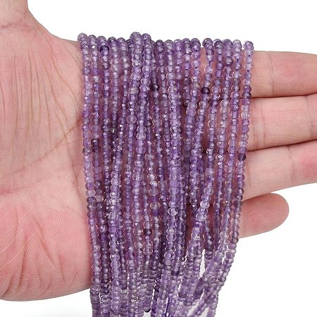 Natural Amethyst Beads Strands G-L625-A01-3x2mm-01-1