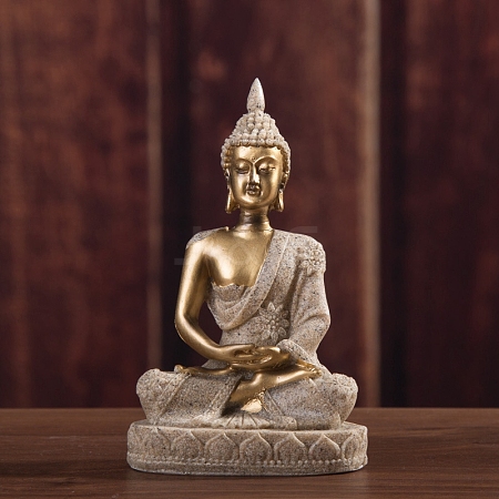 Resin Buddha Statue Display Decoration PW-WG9F864-01-1