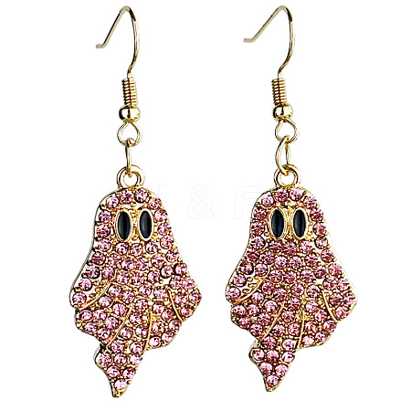 Halloween Alloy Enamel Dangle Earrings FS-WGA3DAC-04-1