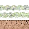 Electroplate Transparent Glass Beads Strands EGLA-Q136-02A-08-4