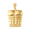 304 Stainless Steel Pendants STAS-F363-15G-1