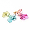 Two Tone Transparent Acrylic Beads OACR-P011-01A-4